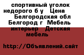 спортивный уголок недорого б/у › Цена ­ 4 000 - Белгородская обл., Белгород г. Мебель, интерьер » Детская мебель   